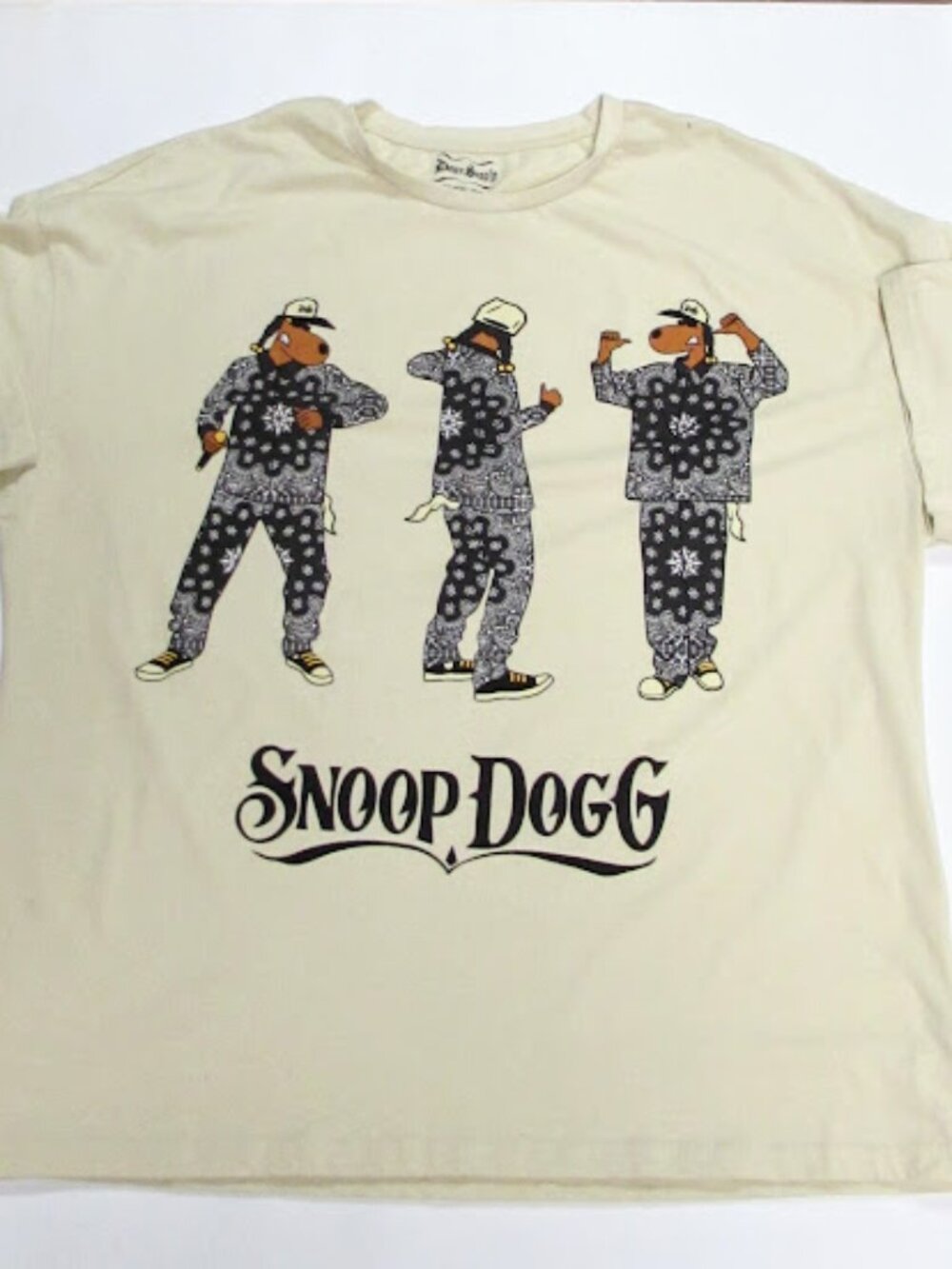 Dogg Supply By Snoop Dogg Rap Tee T Shirt Adult XL Ivory Rapper‎ Mens